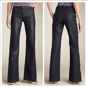7 For All Mankind Ginger Flare Coated Jeans